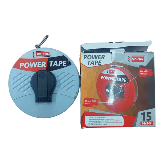Freemans GK Power Tape 15mt Measuring tape Fibreglass